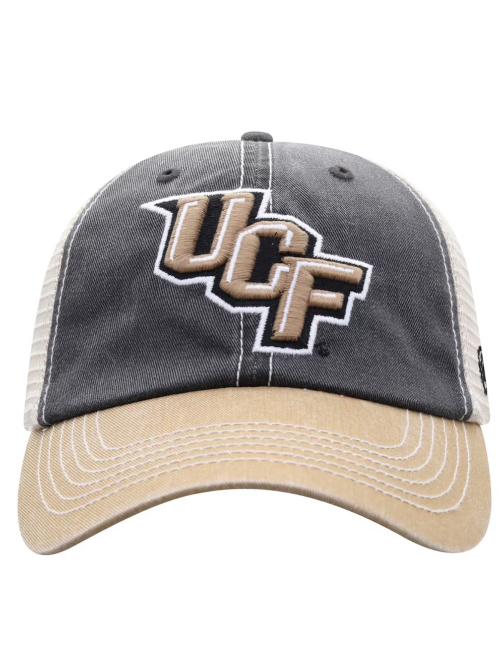 UCF Knights Top of the World Off Road Adjustable Trucker Hat - Black/Gold - OSFM